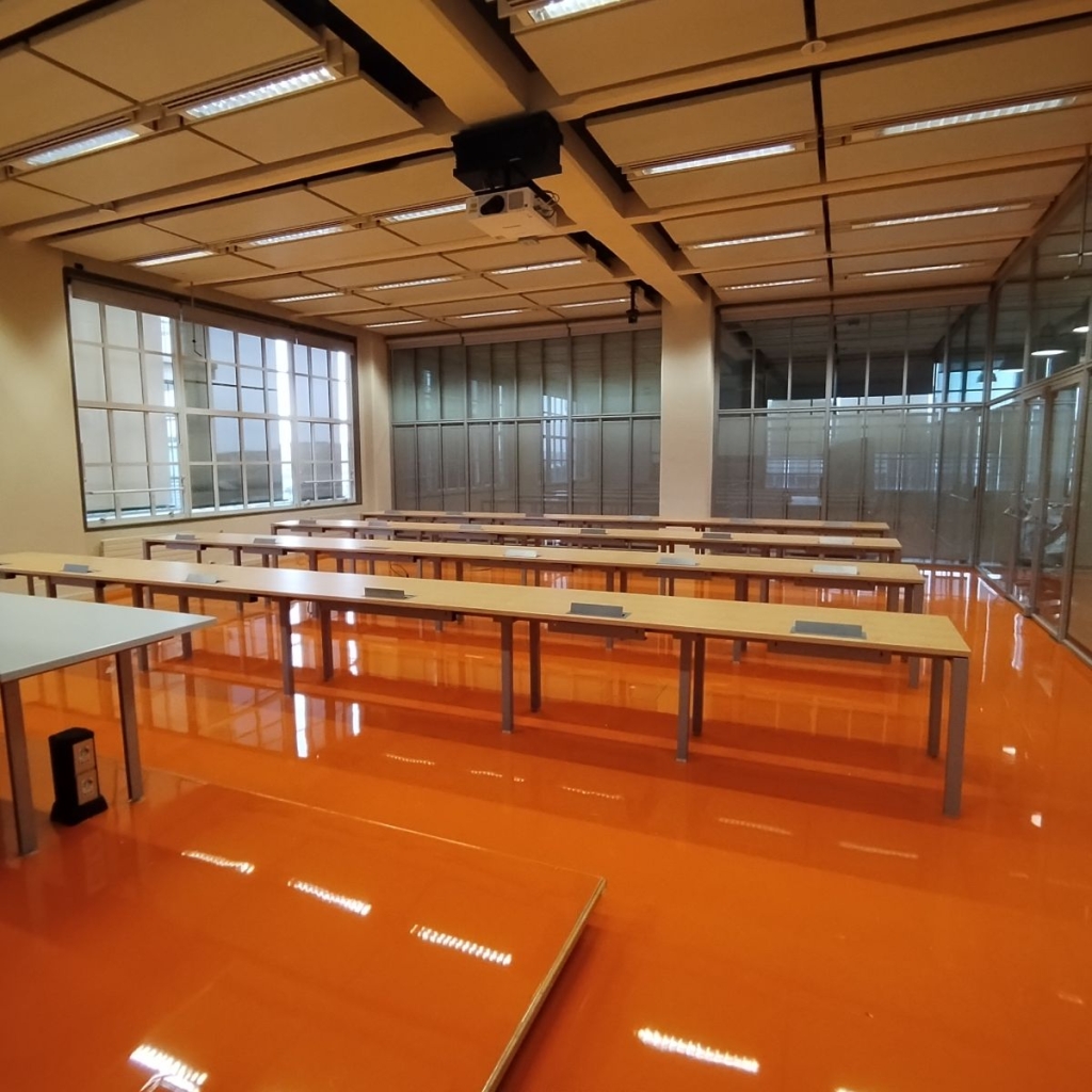 Aula Politecnico di Torino Lingotto, fornitura Idea Biella